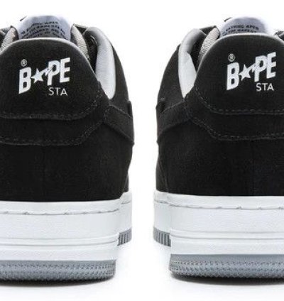 BAPE STA 3 SUEDE BLACK SIZE 11