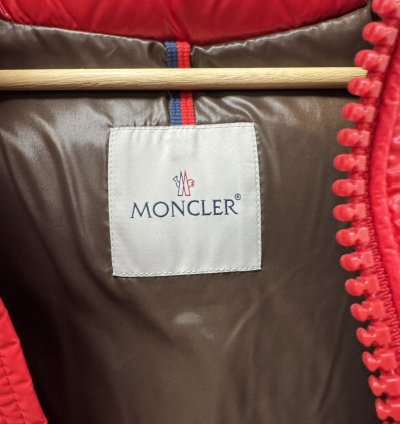 Moncler Maya Short Down Jacket Scarlet Red