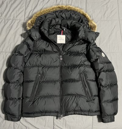 Moncler Mayaf Down Puffer Jacket Size 3 Black