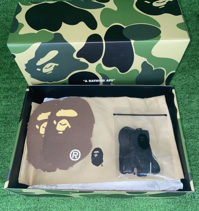 BAPE STA 3 SUEDE BLACK SIZE 8