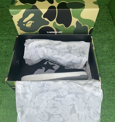 BAPE STA 3 SUEDE BLACK SIZE 9