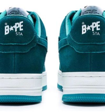 BAPE STA 3 SUEDE GREEN SIZE 12