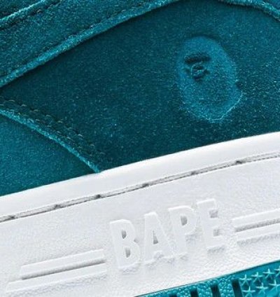 BAPE STA 3 SUEDE GREEN SIZE 12