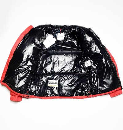 Moncler mens puffer jacket red size 3 Medium Black