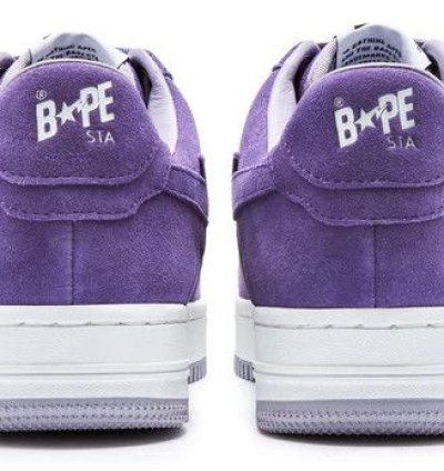 BAPE STA 3 SUEDE PURPLE SIZE 7