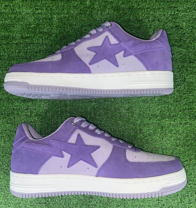 BAPE STA 3 SUEDE PURPLE SIZE 8