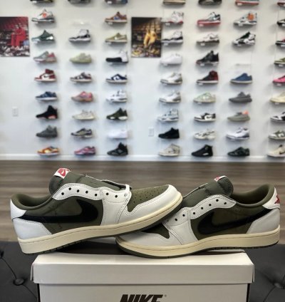 Air Jordan 1 Retro Low Og Sp Travis Scott Medium Olive