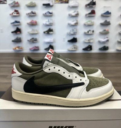 Air Jordan 1 Retro Low Og Sp Travis Scott Medium Olive