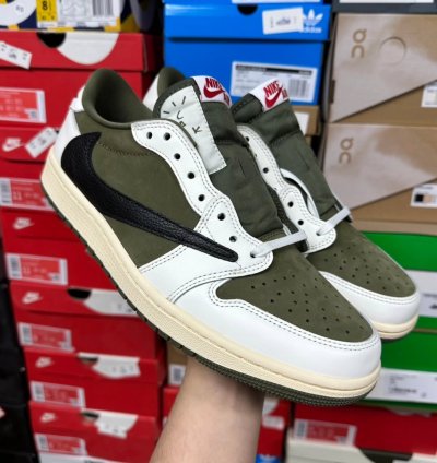 Air Jordan 1 Retro Low Og Sp Travis Scott Medium Olive