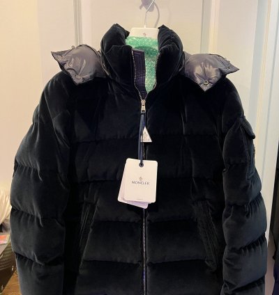 Moncler Navy Armorique Down Jacket