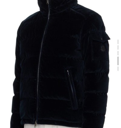 Moncler Navy Armorique Down Jacket