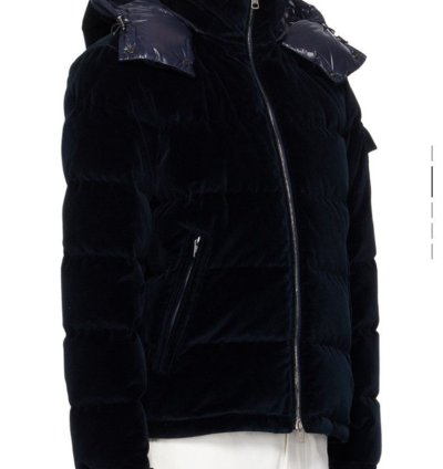 Moncler Navy Armorique Down Jacket