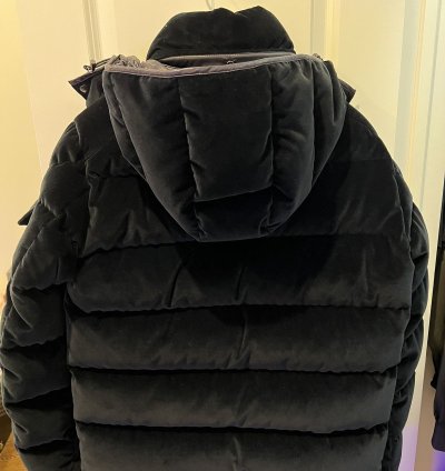 Moncler Navy Armorique Down Jacket
