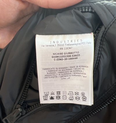 Moncler Nicaise Long Down Jacket