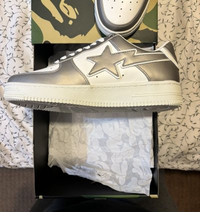 Bape Sta 4 Silver Grey