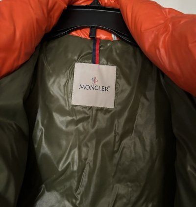 Moncler Orange Maya Winter Jacket Size Xlarge 4