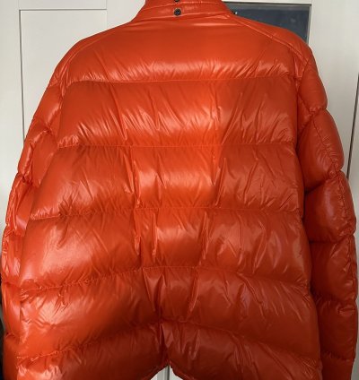Moncler Orange Maya Winter Jacket Size Xlarge 4