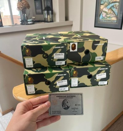 Bape Sta 9 Green Sneakers