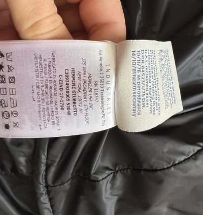 Moncler Parka Jacket Hermine Giubbotto Winter Puffer