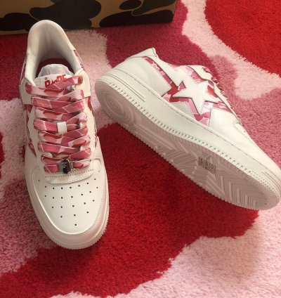 Bape Sta Abc Camo Pink