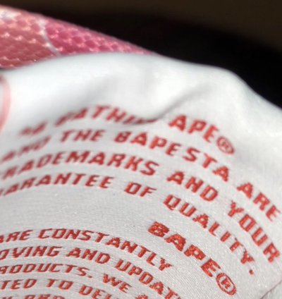 Bape Sta Abc Camo Pink