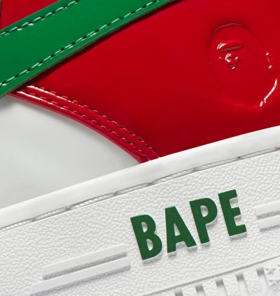 Bape Sta Bapesta Italia Mexico Red Green White Ds Japan 11
