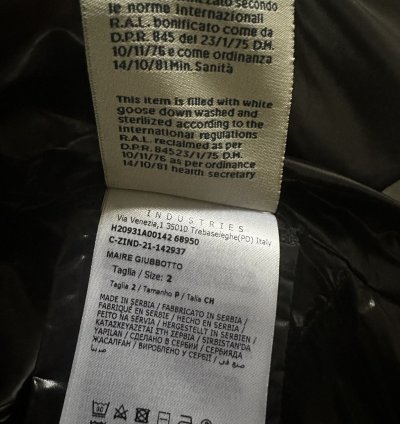 Moncler Puffer Jacket shiny Maire Giubbotto