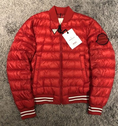 Moncler Red Robert Jacket Bomber Puffer Maya Montgenevre 3