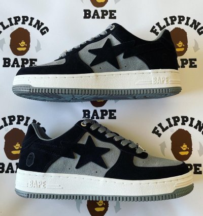 Bape Sta Black Suede