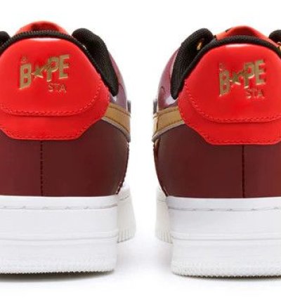 Bape Sta Chinese New Year Red Gold Size 11