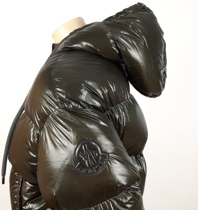 Moncler Runio Down Jacket Green Size 3 Oversized Women