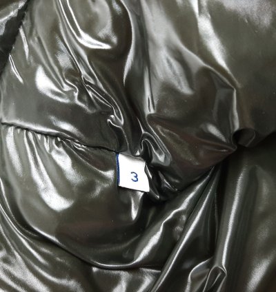 Moncler Runio Down Jacket Green Size 3 Oversized Women