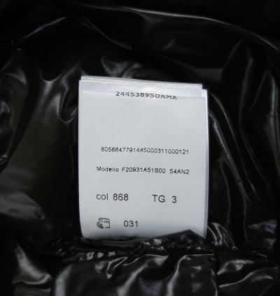 Moncler Runio Down Jacket Green Size 3 Oversized Women