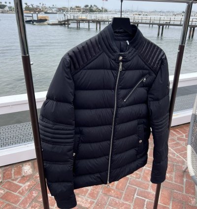 Moncler Samalens Down Biker Jacket