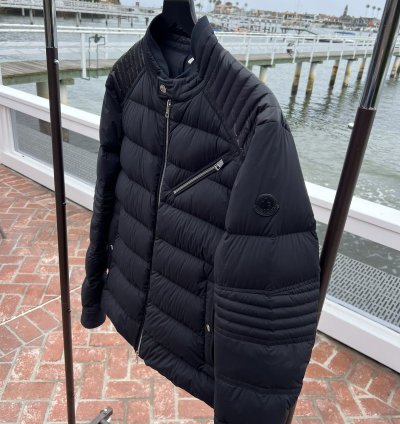 Moncler Samalens Down Biker Jacket