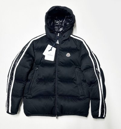 Moncler Sanbesan Mens Puffer Jacket Black Size 3 Large