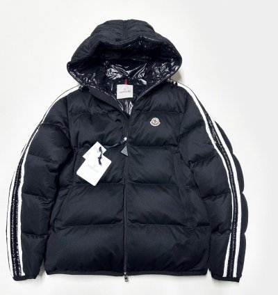 Moncler Sanbesan Mens Puffer Jacket Black Size 5 2xl 3xl