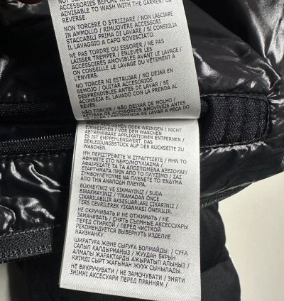 Moncler Sanbesan Mens Puffer Jacket Black Size 5 2xl 3xl