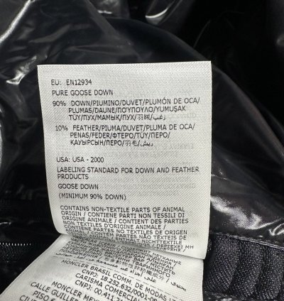 Moncler Sanbesan Mens Puffer Jacket Black Size 5 2xl 3xl