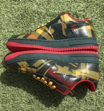 Bape Sta Isetan Check Patent Leather