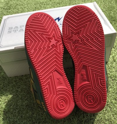 Bape Sta Isetan Check Patent Leather