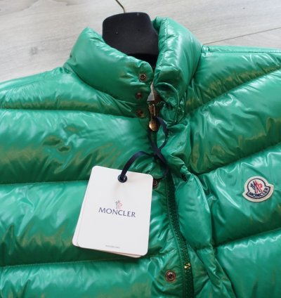 Moncler Tibb Down Jacket Vest Green Xl Xxl