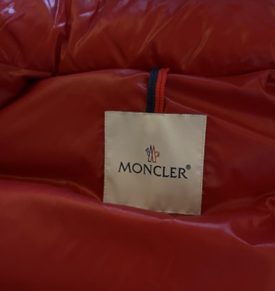 Moncler Tibb Jacket Gilet Vest 2 Bnwt Red Maya Logo
