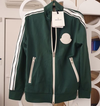 Moncler Track Jacket Rubbersided-logo-patch Zip Through