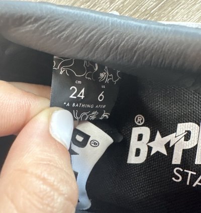 Bape Sta Low 3 Line Camo black