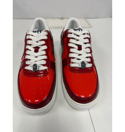 Bape Sta Low Camo Combo Red Size 9
