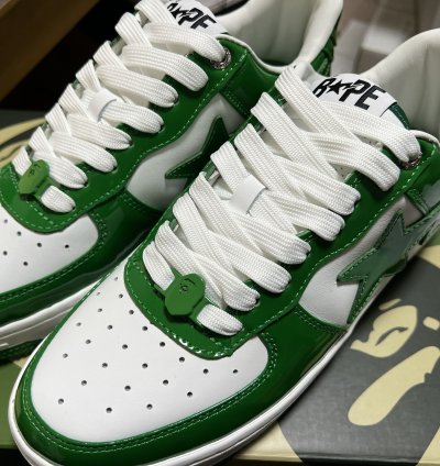 Bape Sta Low Green 2022 Sz8 5