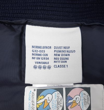 Moncler Wool Down Knit Jacket Navy Men Size Slim Fit