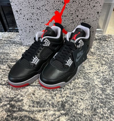 Nike Air Jordan 4 Retro Bred Reimagined