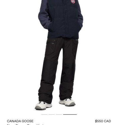 Navy Blue Canada Goose Vest
